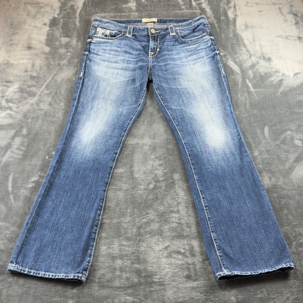 Big Star Maddie Boot Jeans 32L Vintage Collection Blue Denim Bootcut Womens